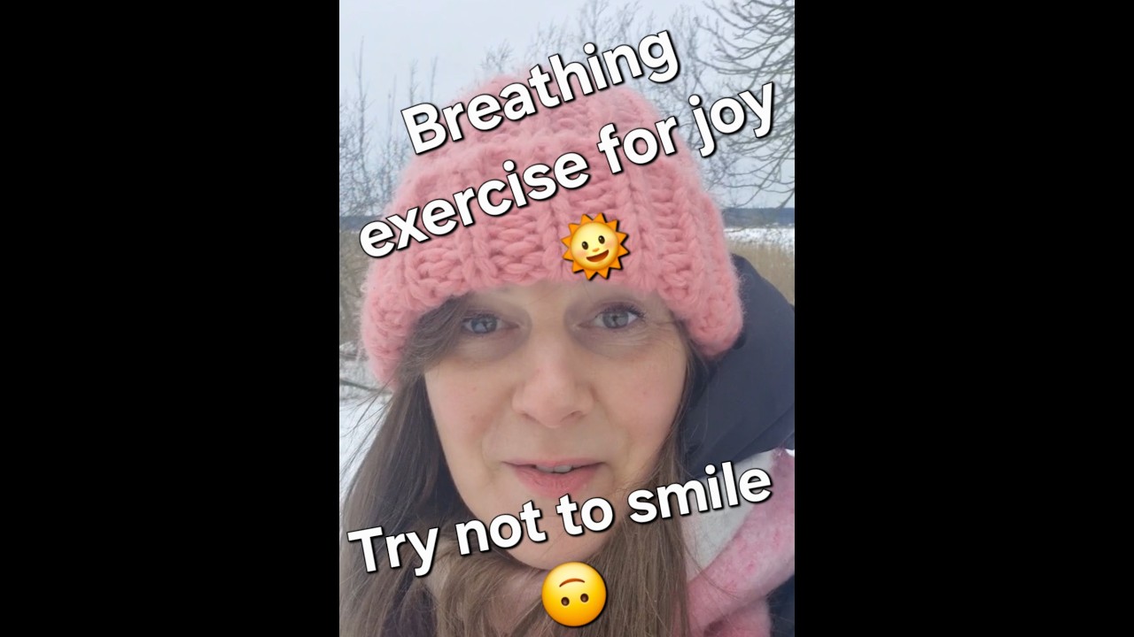 Smile-filled breathing practice that will help you warm up and grow your joy 🌞💛💛
