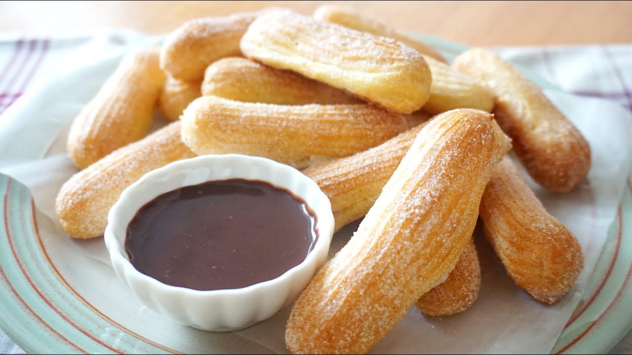 Baked Churros 구운 츄러스 만들기 | SweetHailey