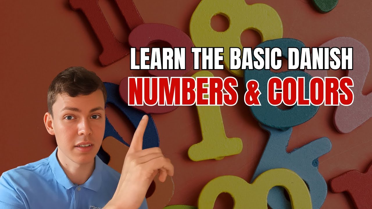 Learn Danish numbers and colors with this video!