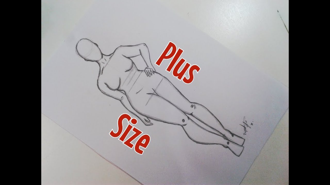 #TUTORIAL - Como Desenhar Croqui Plus Size!