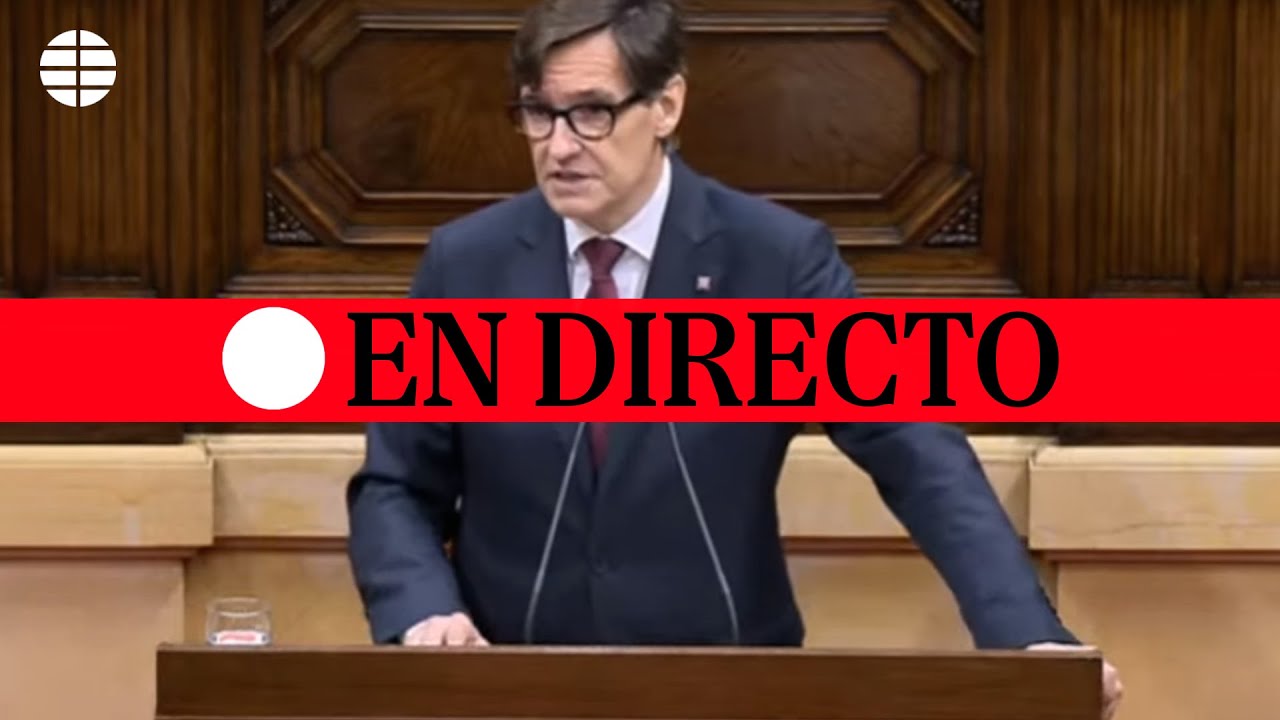🔴 DIRECTO | Pleno del Parlament de Catalunya para investir a Salvador Illa