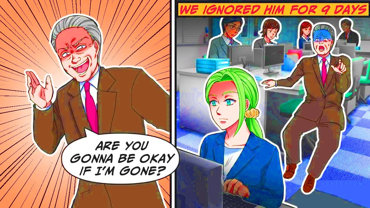 A 52-year-old office queen threatened that she'd leave the workplace
