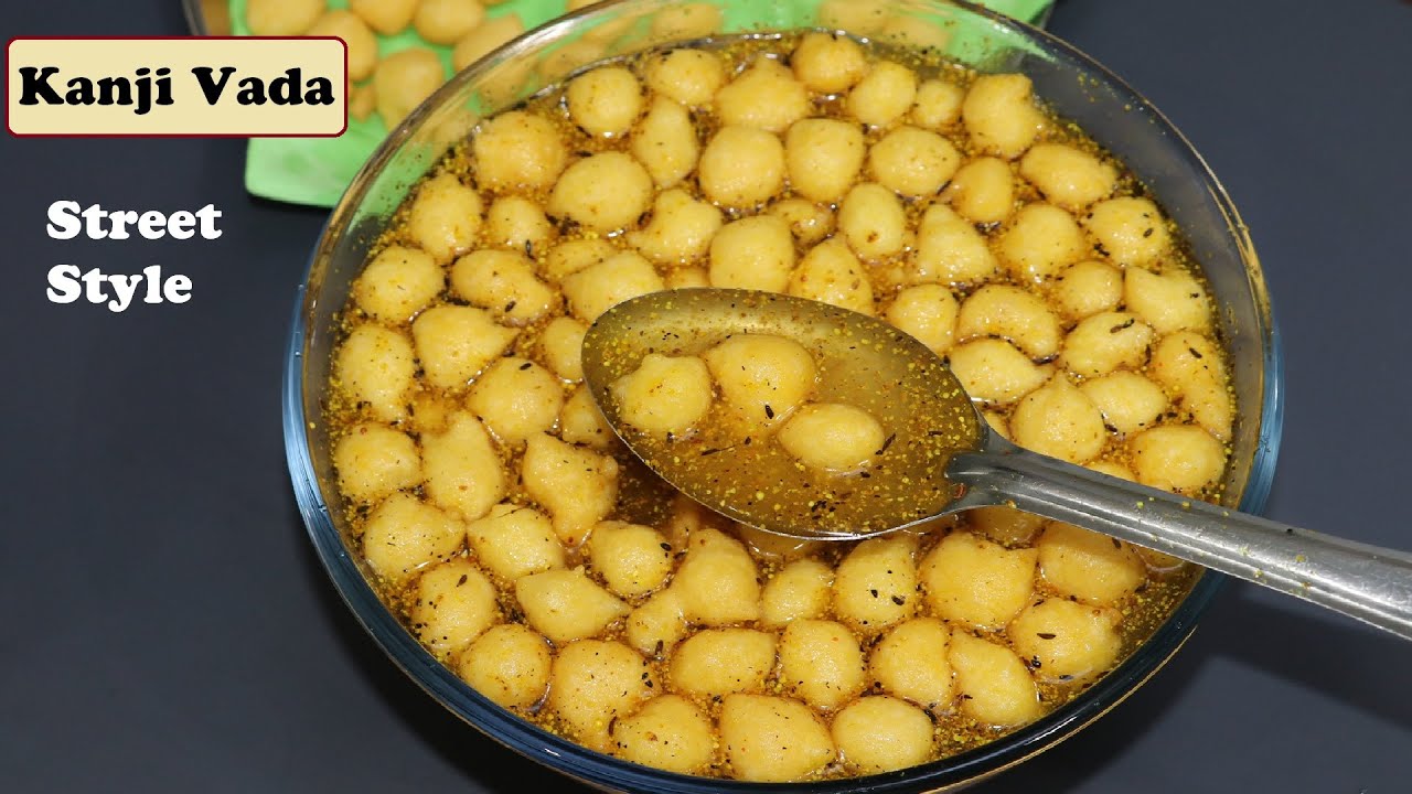 कांजी वड़ा बनाने का आसान तरीका | Street Style Kanji Vada | How to make Kanji Vada