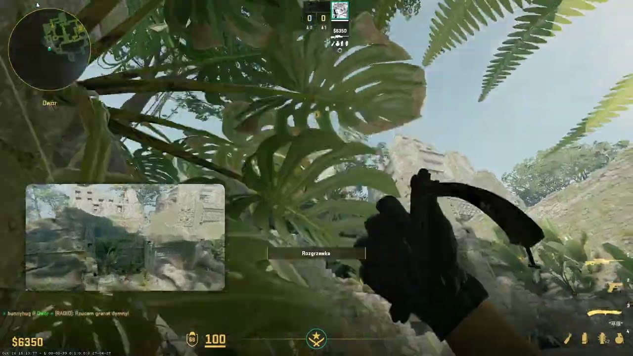 CS2 temple smoke from T spawn