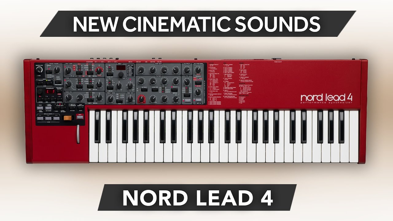 NORD LEAD 4 / RACK ♫ 25 Custom Sounds ► Future Soundtrack & Cinematic Sound Bank