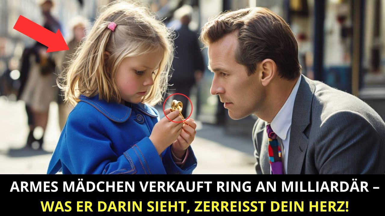 Armes Mädchen verkauft Ring an Milliardär – Was er darin sieht, zerreißt dein Herz!