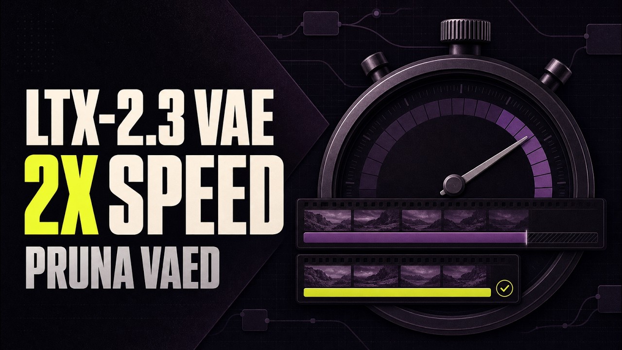 LTX-2.3 PrunaVAED w ComfyUI | O połowę kr&oacute;tsze dekodowanie