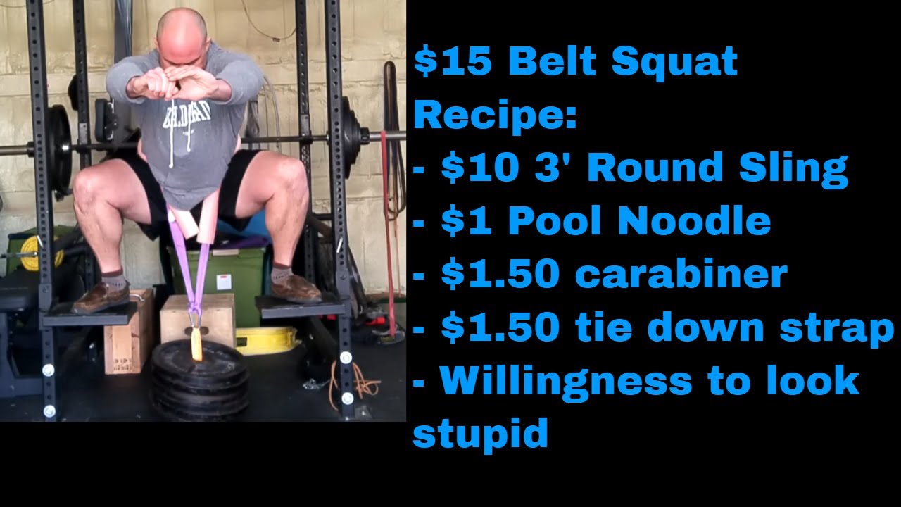 Pool Noodle Belt Squat Belt