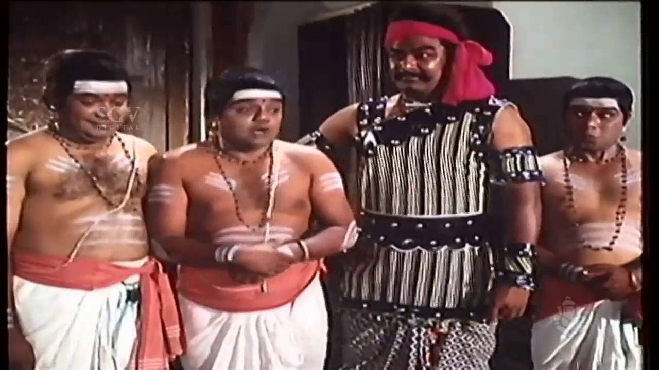 Guru shishyaru Kannada Movie | Theif enter Guru's House comedy | Kannada Comedy | Dr. Vishnuvardhan