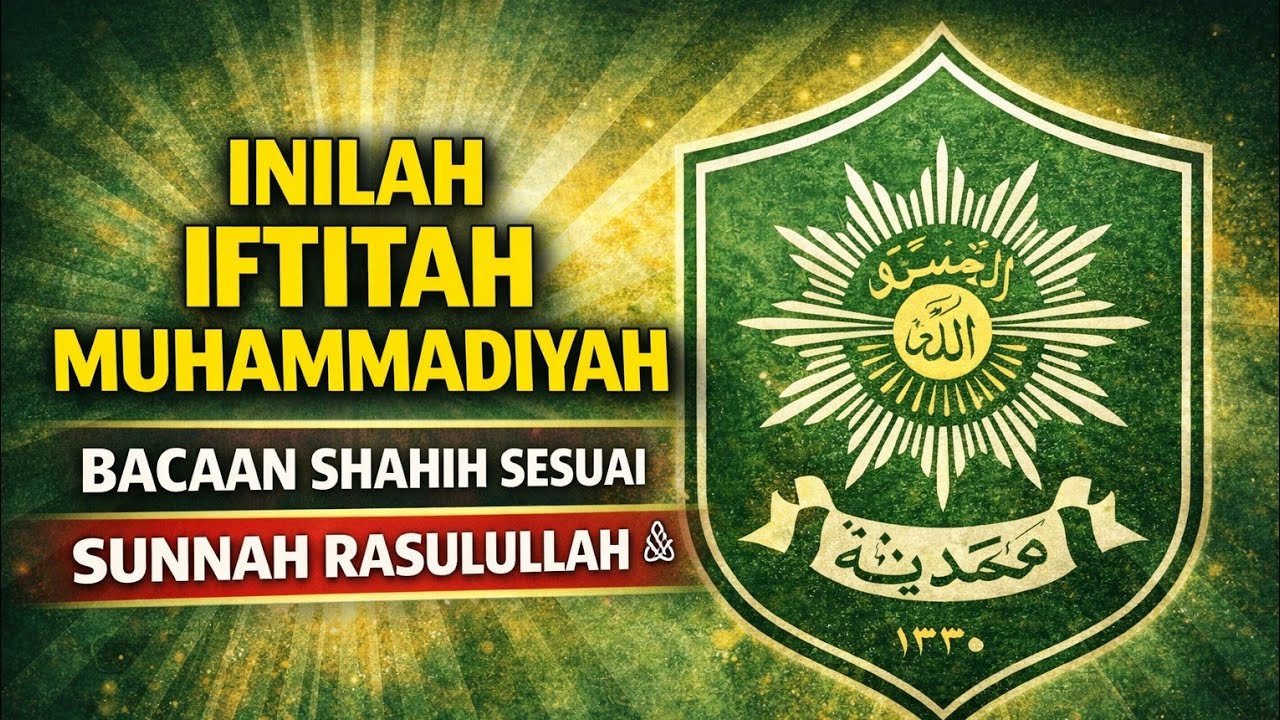 Inilah Iftitah Muhammadiyah: Bacaan Shahih Sesuai Sunnah Rasulullah ﷺ