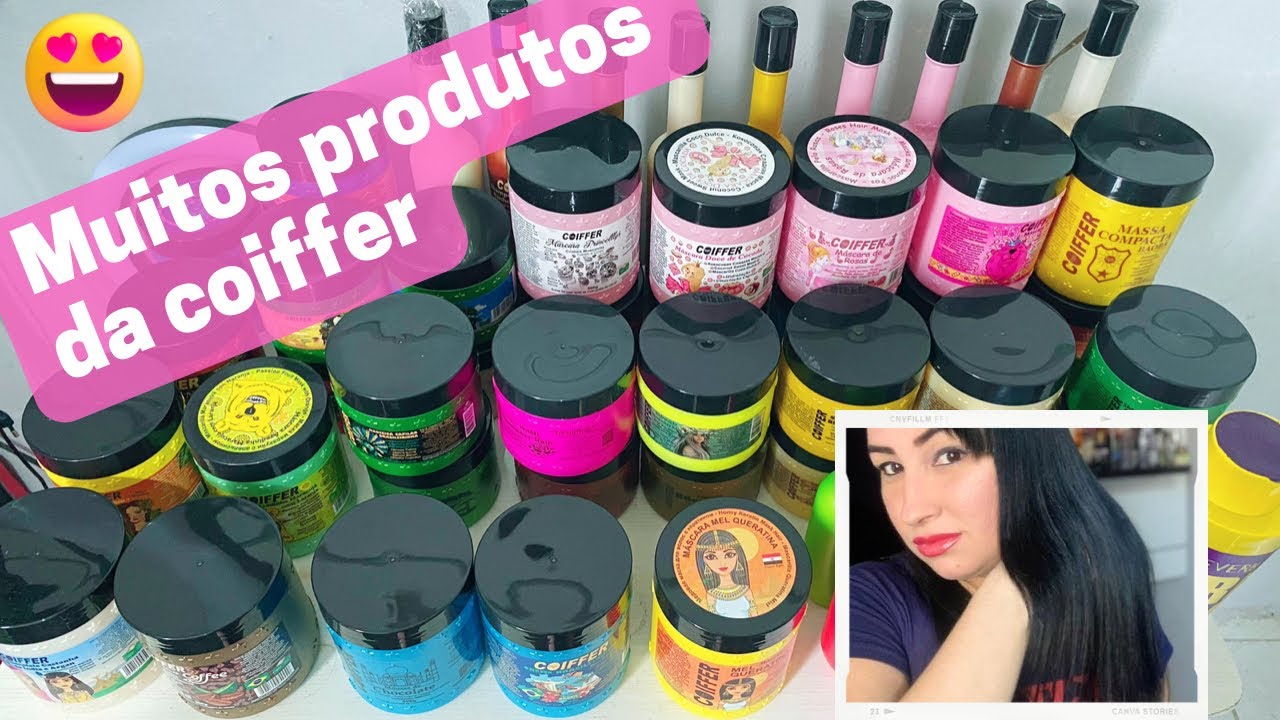 Todos os meus produtos da coiffer