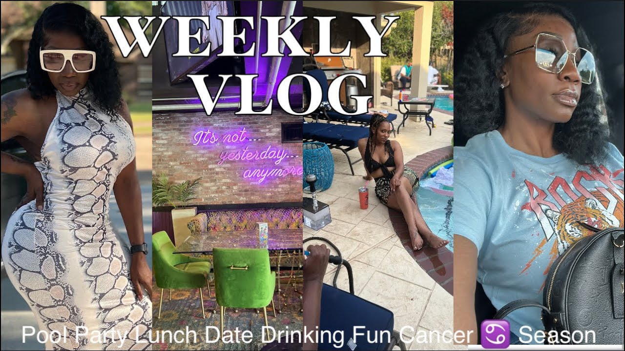 POOL PARTY| DETOX, RECOVERY, & REFOCUS| CANCER ♋️ SEASON| ZARA HUGE SALE| WEEKLY VLOG| DOSSIER