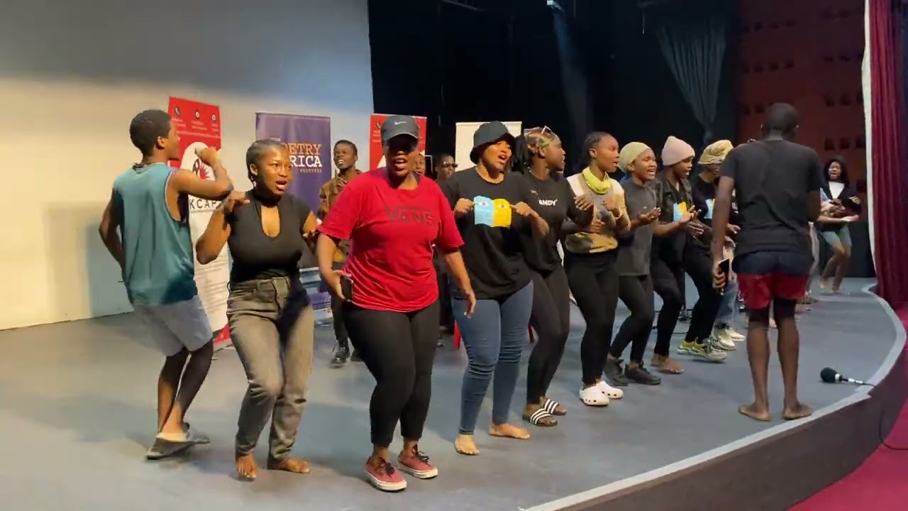 Eugene Skeef - Creative interaction at K-Cap, KwaMashu, Durban, South Africa