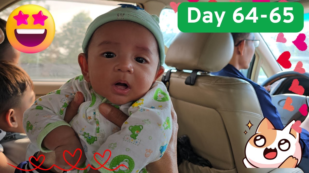 Our Baby’s FIRST Travel Experience! | Life at 2 Months Old (Day 64–65)