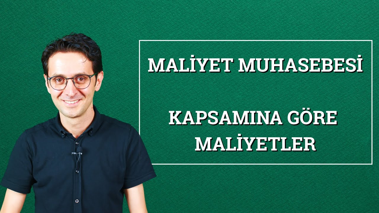 SGS I Maliyet Muhasebesi I Tanıtım Dersi