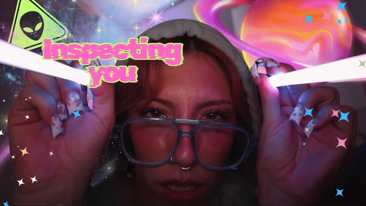 Inspecting you 👽 asmr | acupuncture doll full body tingles