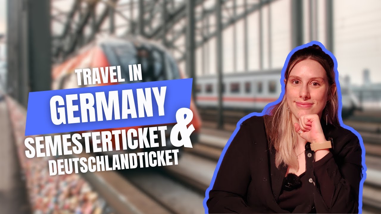 Semesterticket and Deutschlandticket: What it is and how to apply for it for your Erasmus in Germany