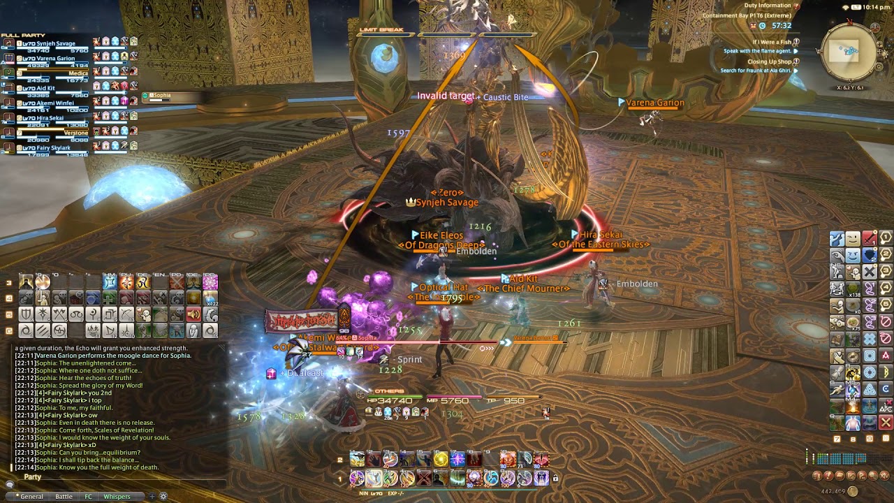 Final Fantasy XIV Sophia Bird run