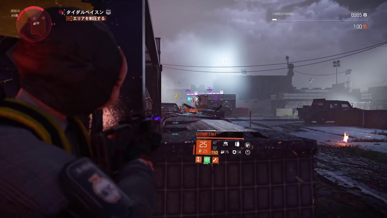 Division2 86回目 Y7S2 ルーズベルト島ソロレジェ成功の流れでタイダル行ったら玉砕して諦めたやつ