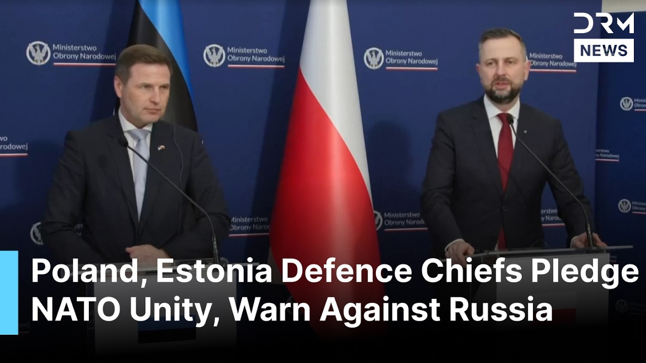 PEŁNA TREŚĆ: Szefowie obrony Polski i Estonii deklarują jedność NATO i wsparcie Ukrainy w obliczu...