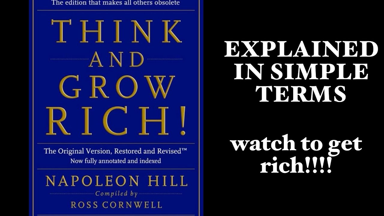 think and grow rich full book explained in 8 min! (@Nepoleonhill1998 )