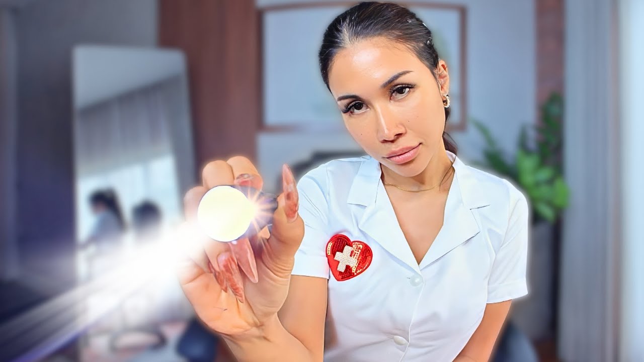 Mind-Bending ASMR Cranial Nerve Examination | Realistic VR180 Immersive Thriller Experience
