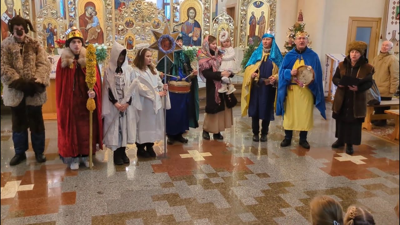 Традиційний слобідський вертеп в Катедральному соборі УГКЦ. Харків