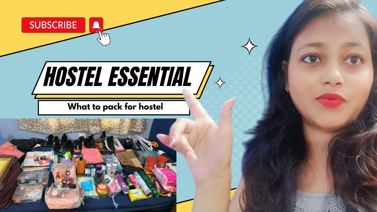 Hostel Essential | What to pack for your hostels | Packing🧳🪩♥️♥️.