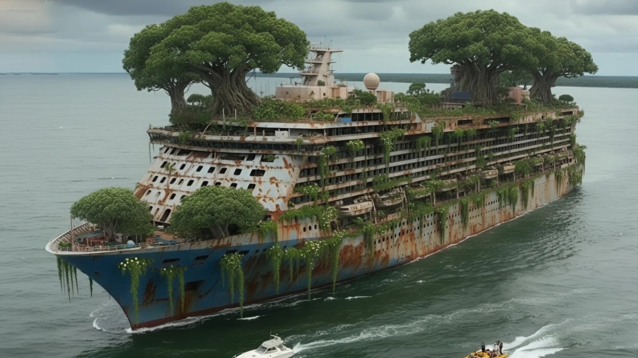 Con tàu nghìn Tỷ bị bỏ Hoang trên biển trở thành những con tàu Ma Bí Ẩn