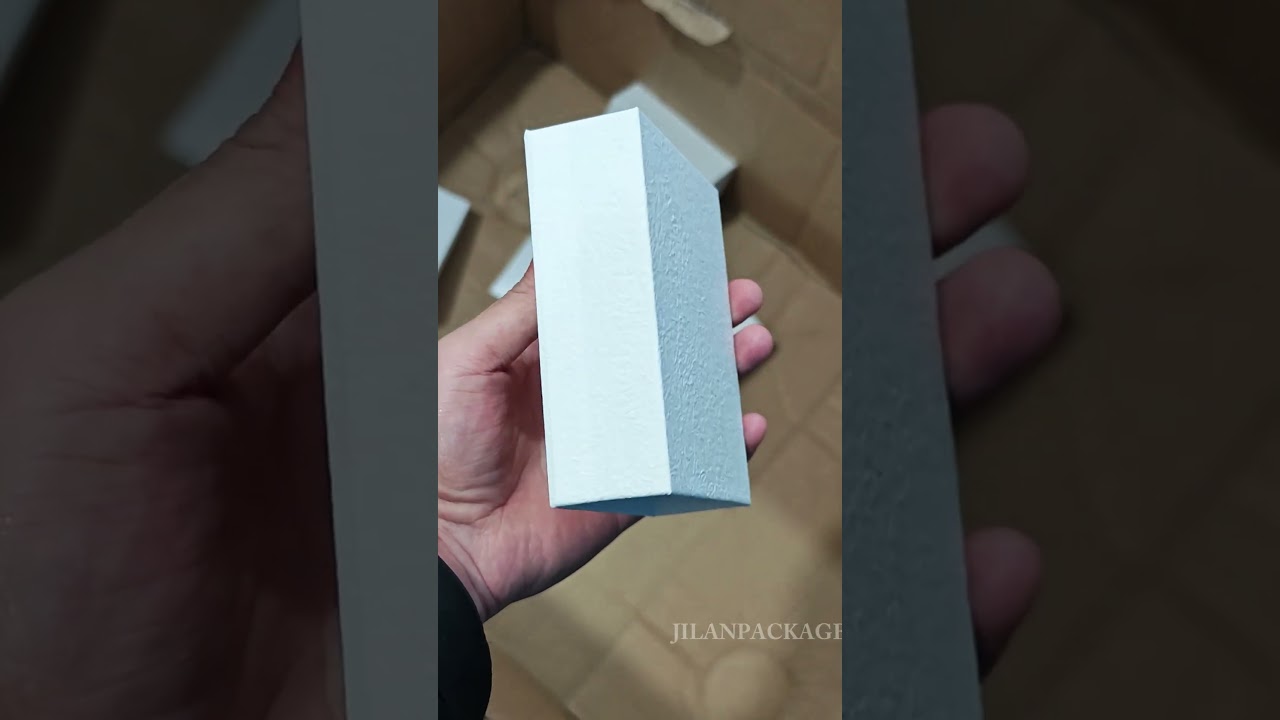 💥Real-life details explore the quality of Jialan Package handmade white texture paper jewelry boxes