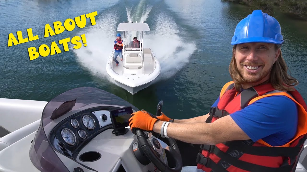 Boats for kids | Boat rides and working on boats at Marina | Handyman Hal Fun Videos for Kids