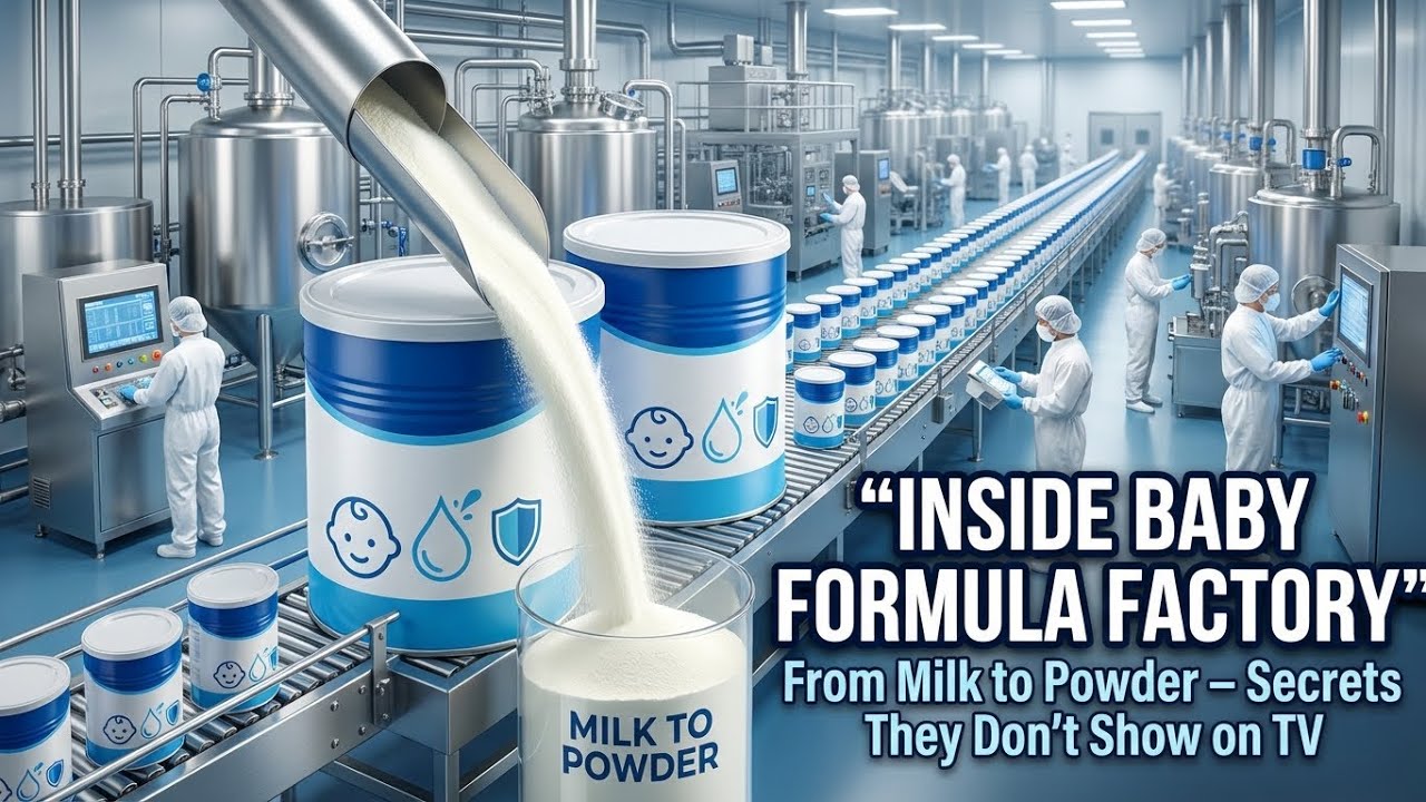 How Baby Formula Is Made Inside the Factory | From Milk to Powder