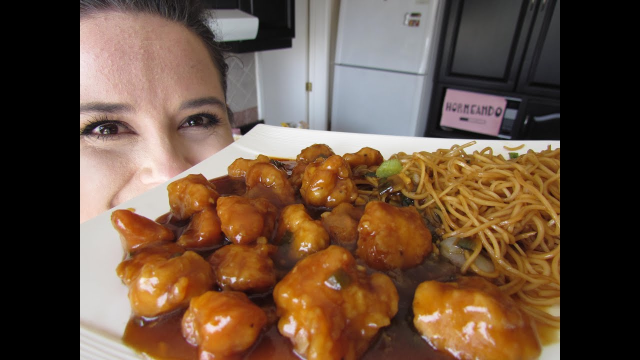 Orange Chicken como en el panda express/pollo en salsa de naranja agridulce/Marisolpink