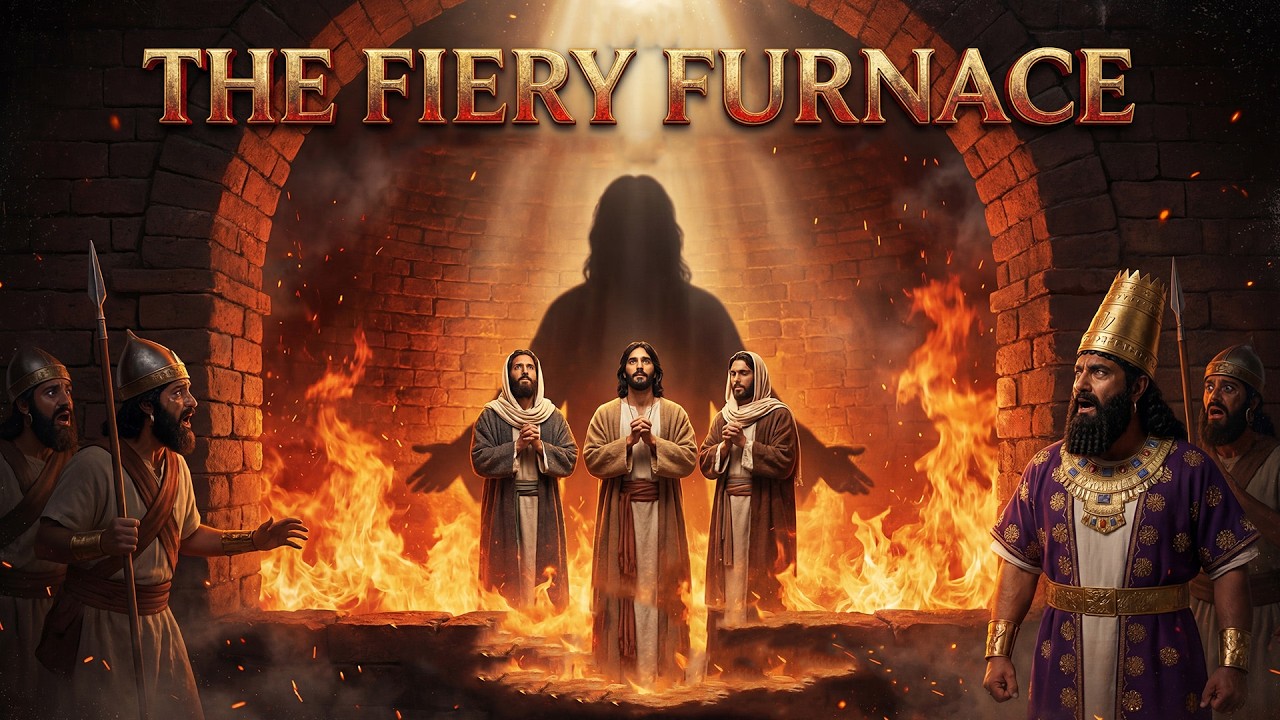 THE FIERY FURNACE | They Refused to Bow to the King (4K Cinematic Bible Experience)