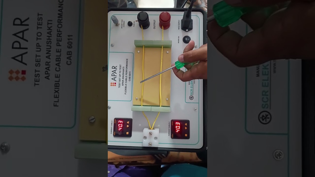 Rr superex and firex vs Apar wire test short circuit.