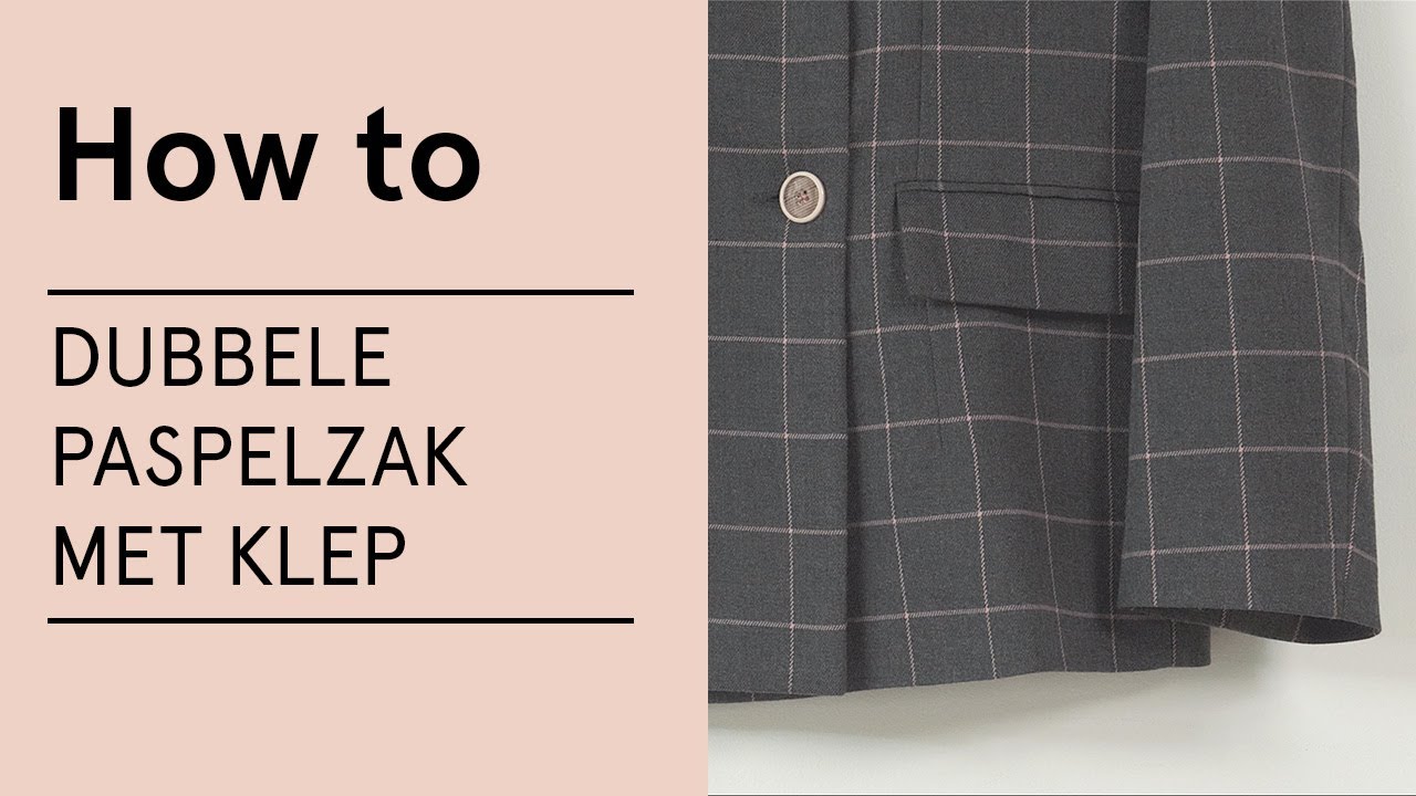 Tutorial: Dubbele paspelzak met klep naaien - Veritas