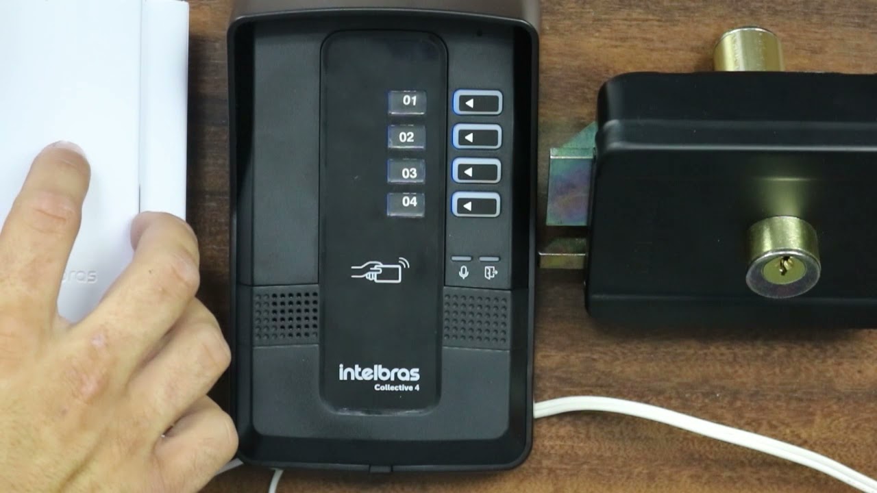 Como configurar TAG interfone intelbras coletive 4 e fechadura eletrônica