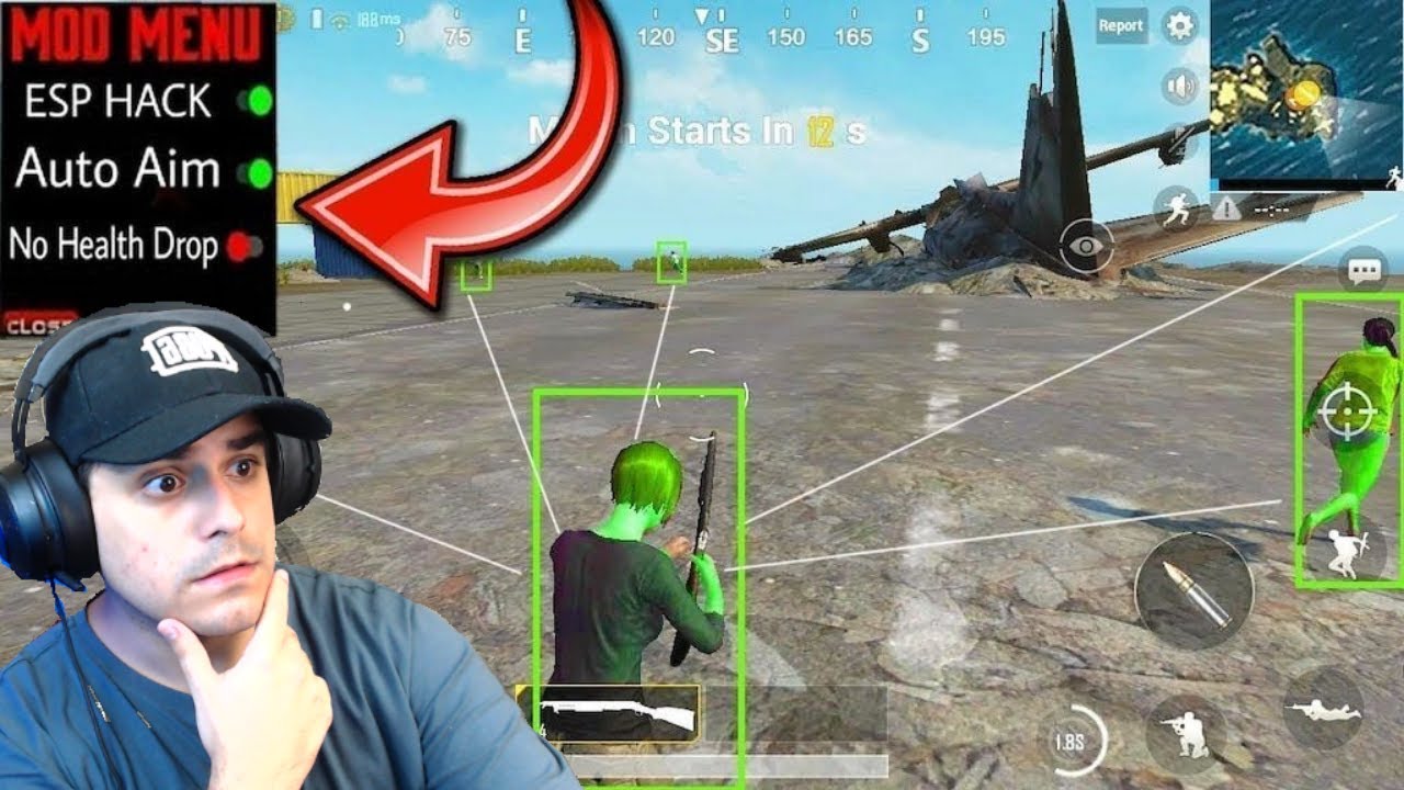 HACKER CARA DE PAU NO PUBG MOBILE - ANALISE GUGÃOFPS!
