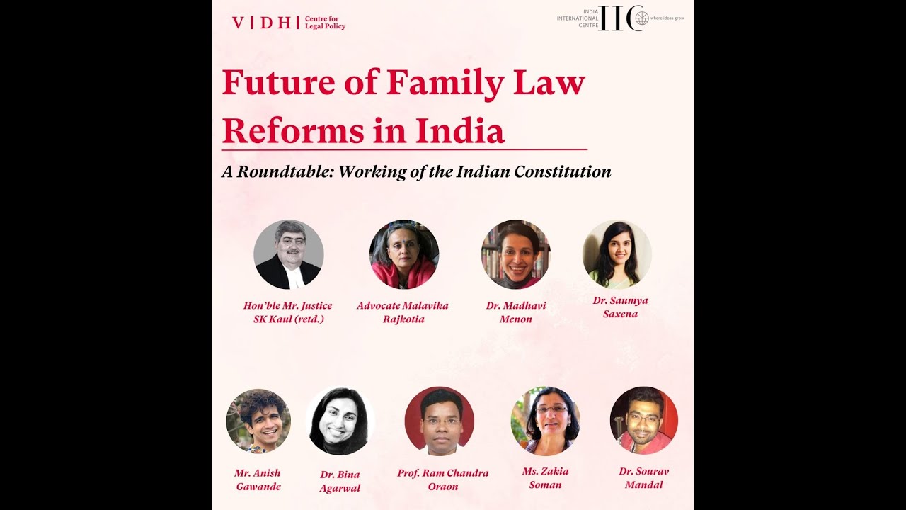 Roundtable on the Future of Family Law in India