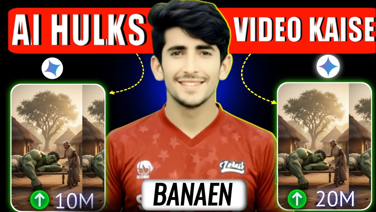 Hulk Video Kaise Banaye  | how to create hulk video | hulk video kaise banaye ai 