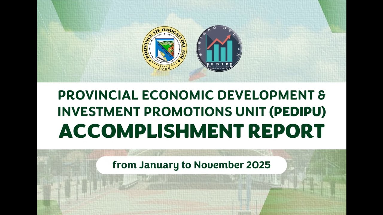 PEDIPU Accomplishment Report  January to November 2025