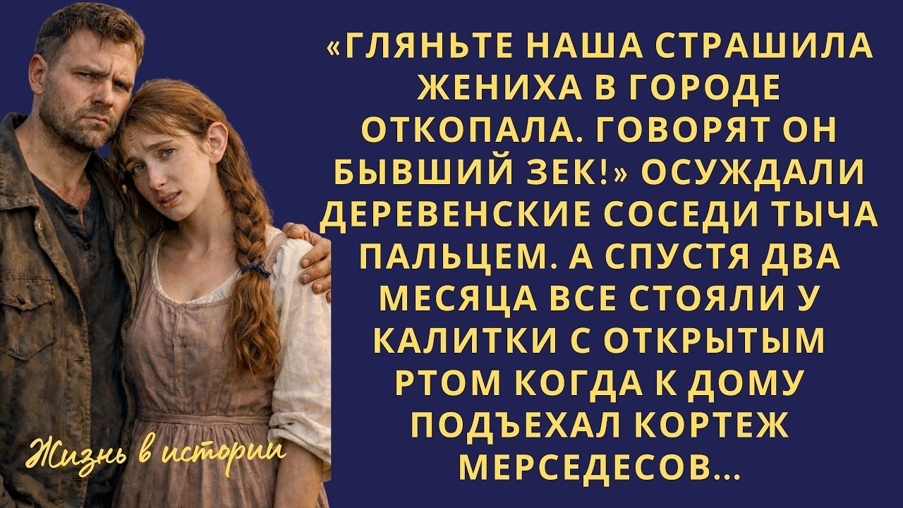 &laquo;Наша старая дева мужа себе в городе откопала. Говорят он сидел!&raquo; шептались деревенские соседи