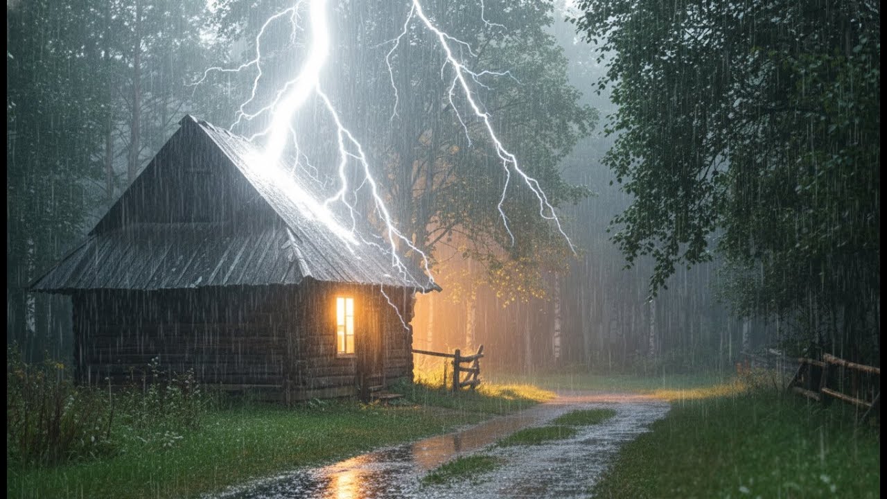 🔴 Relaxing Thunderstorm Sounds LIVE 24/7 | Sleep, Focus & Calm