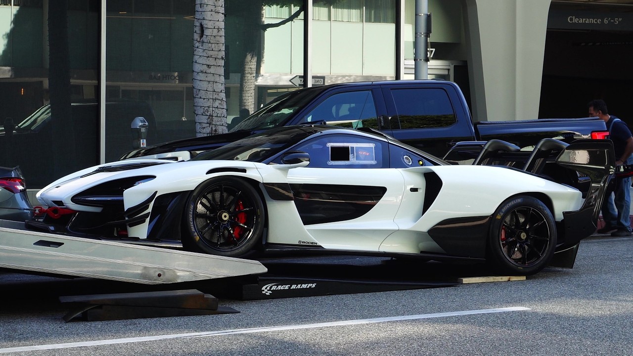 MCLAREN SENNA GTR TERRORIZING BEVERLY HILLS!