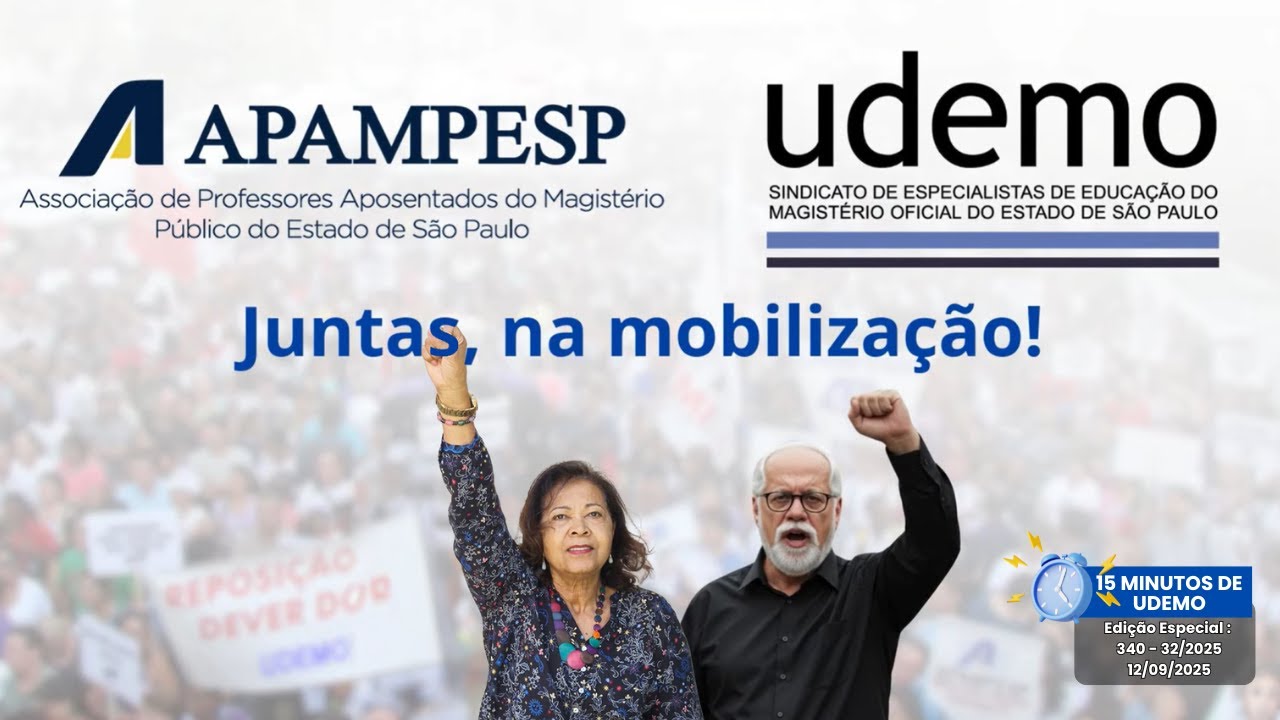 📢 Apampesp e Udemo, juntas, na mobilização!✊ #Udemo #Apampesp
