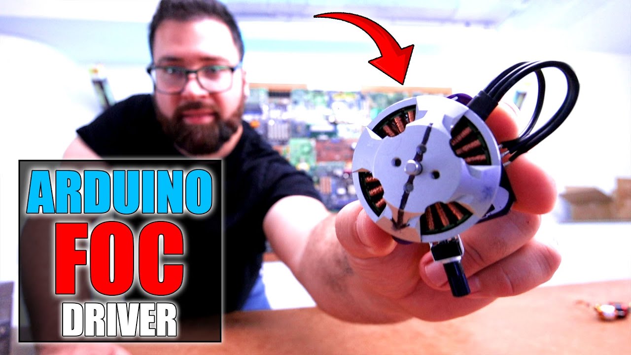 Драйвер FOC + Магнитный датчик обратной связи - Arduino