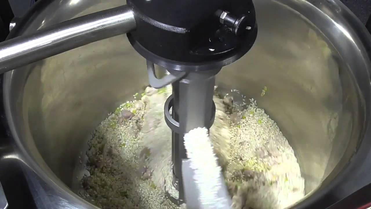 Making Risotto in a Metos Kettle