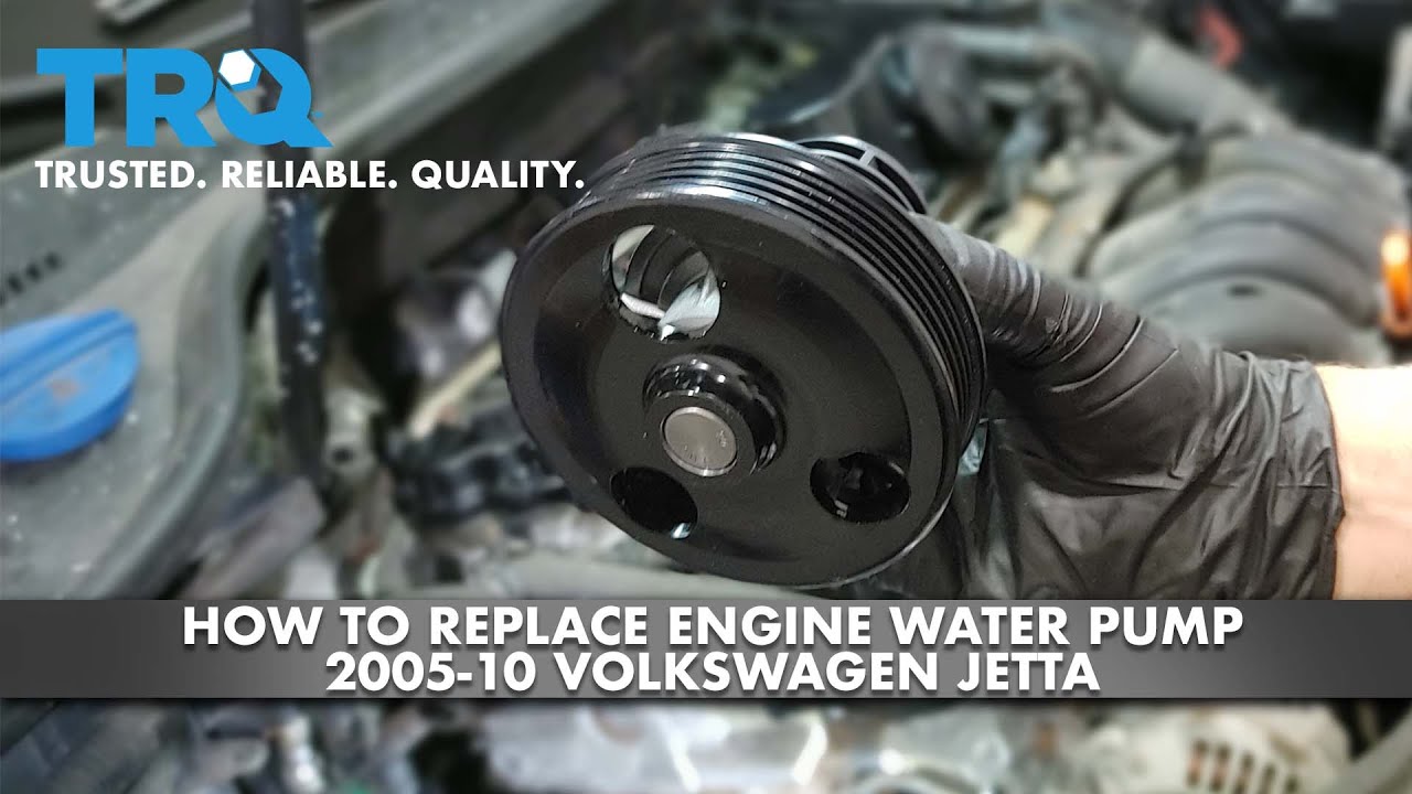 How To Replace Engine Water Pump 2005-10 Volkswagen Jetta