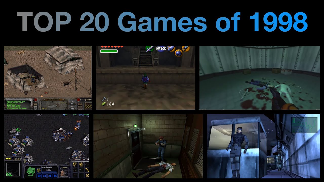 20 лучших игр 1998 года