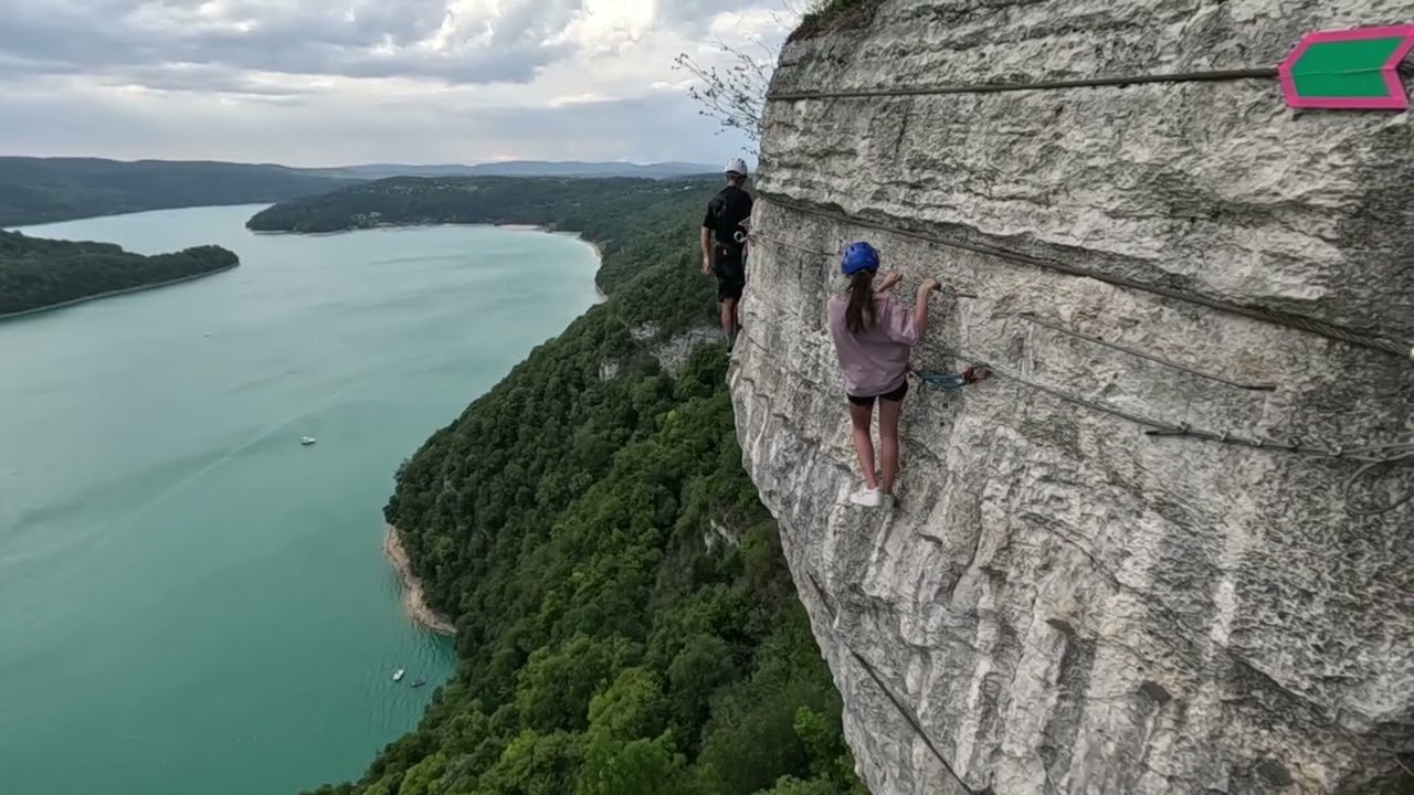 Eskaléo Via Ferrata Lac de Vouglans - VIA FERRATA JURA